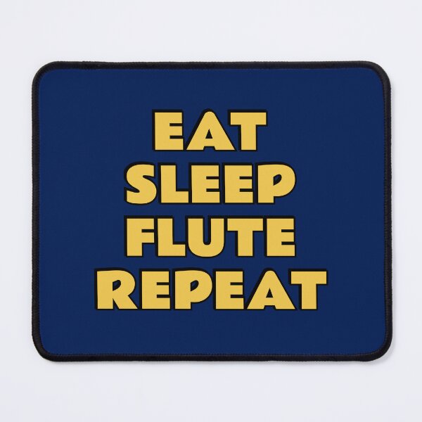 Item preview, Eat Sleep Flute Repeat flutist designed and sold by Inspirationmotivation.