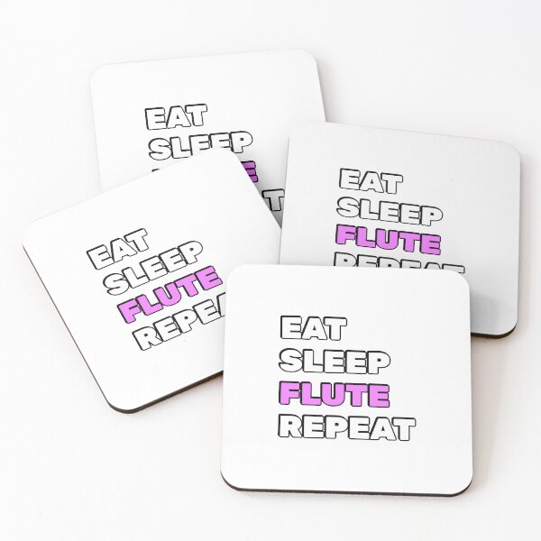 Item preview, Eat Sleep Flute Repeat    designed and sold by Inspirationmotivation.