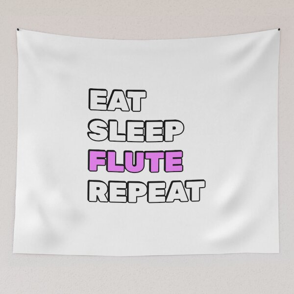 Item preview, Eat Sleep Flute Repeat    designed and sold by Inspirationmotivation.