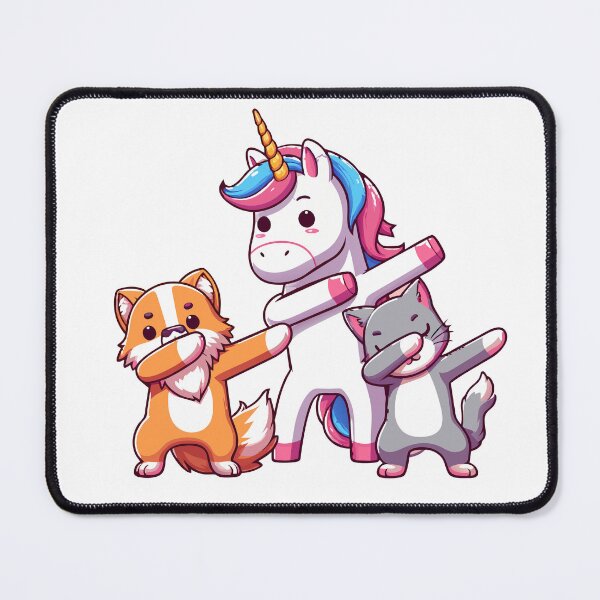 Item preview, Dabbing Unicorn & Friends Dog and Cat designed and sold by Designowner.