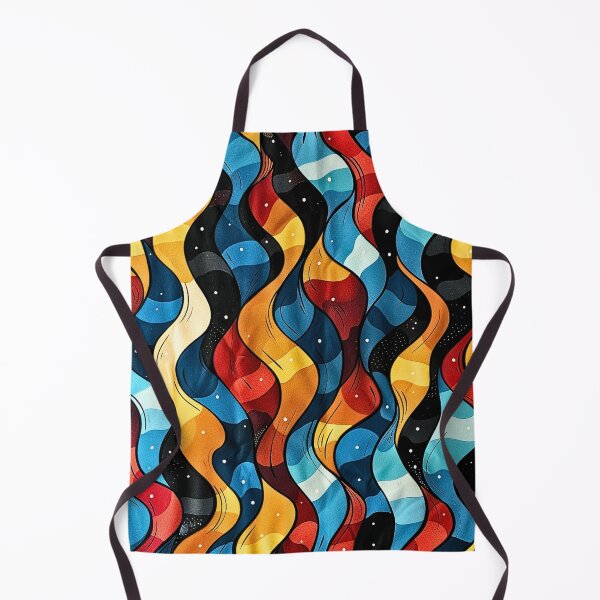Item preview, Vibrant Blue, Yellow, Red, and Orange Abstract Art designed and sold by HollywoodInked.