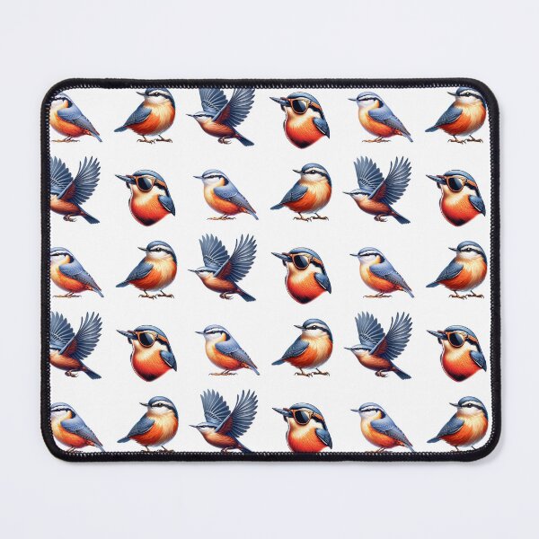 Item preview, Red Breasted Nuthatch Birds designed and sold by TheAnimalZ00.