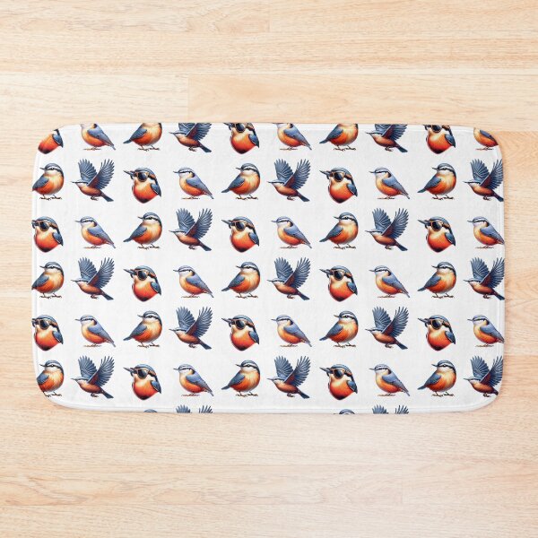 Item preview, Red Breasted Nuthatch Birds designed and sold by TheAnimalZ00.