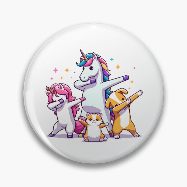 Artikelvorschau, Dabbing Unicorns und Corgis: Die magische Truppe entworfen und verkauft von Designowner.