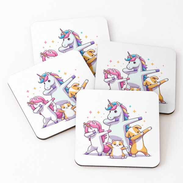 Item preview, Dabbing Unicorns and Corgi: The Magical Squad designed and sold by Designowner.