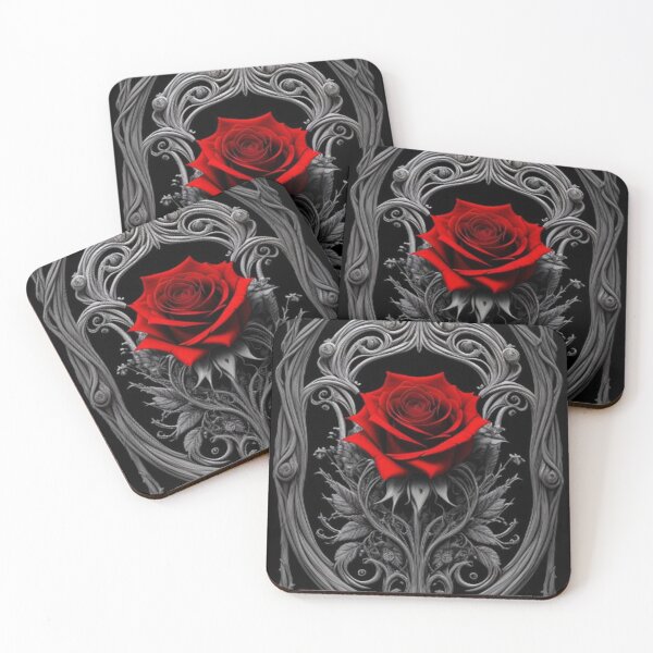 Item preview, Classic Abstract Vintage Gothic Roses designed and sold by TheDarkWardrobe.
