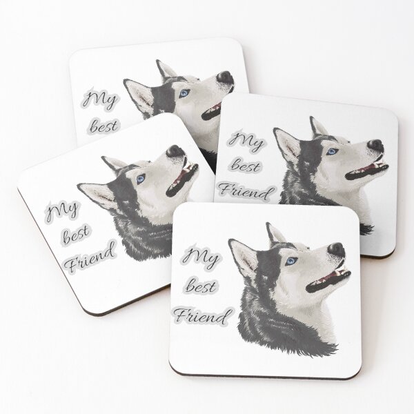 Item preview, Husky my best friend artwork  designed and sold by Morris-Est.