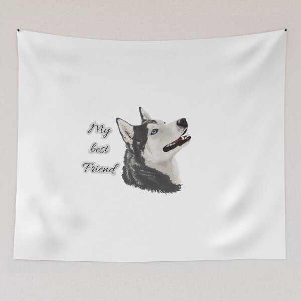 Item preview, Husky my best friend artwork  designed and sold by Morris-Est.