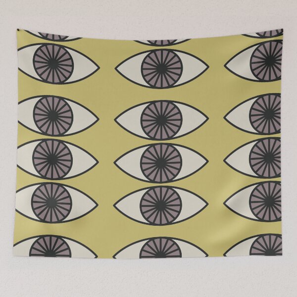 Item preview, Eye See You x3 - Green Gray designed and sold by olivepopprints.