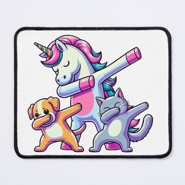 Item preview, Dabbing Fantasy Friends: Unicorn, Puppy, and Kitten designed and sold by Designowner.