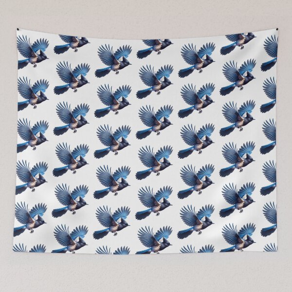 Item preview, Stellers Jay Flying designed and sold by TheAnimalZ00.