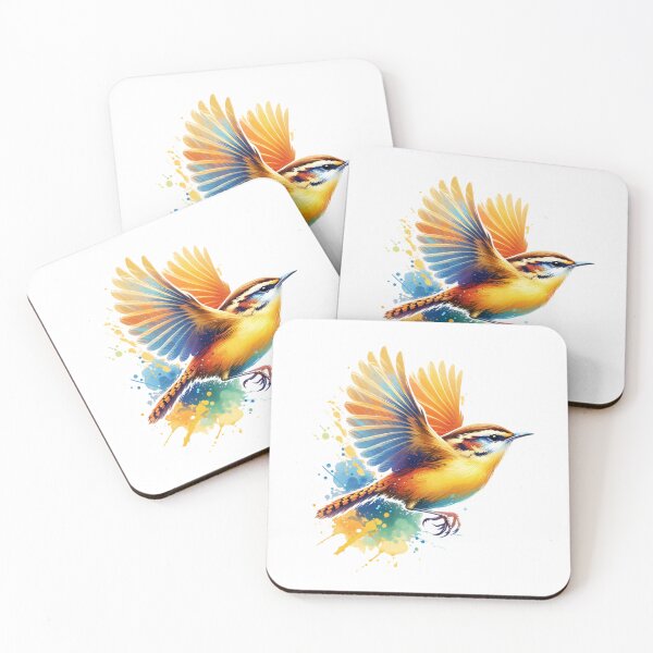 Item preview, Watercolor Carolina Wren designed and sold by TheAnimalZ00.