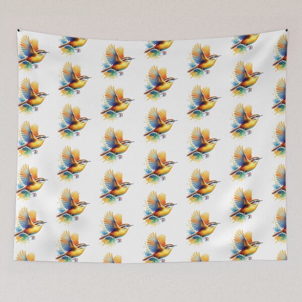 Item preview, Watercolor Carolina Wren designed and sold by TheAnimalZ00.
