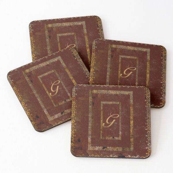 Item preview, Vintage Leather Look Book Cover Initial G designed and sold by JoolyA.