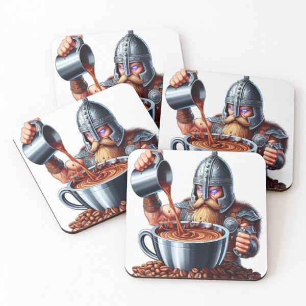 Item preview, #2 what if Vikings had discovered coffee designed and sold by Jonrir-Seidr.
