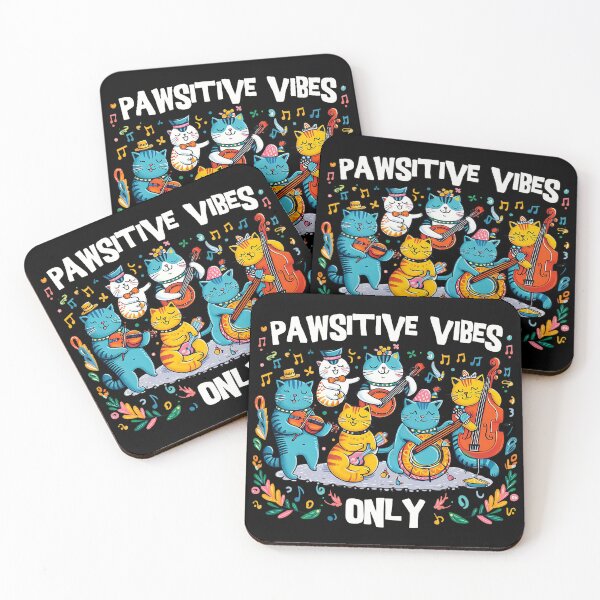 Item preview, Pawsitive Vibes Only By The The Magical Melody Makers designed and sold by SportsT-Shirts.
