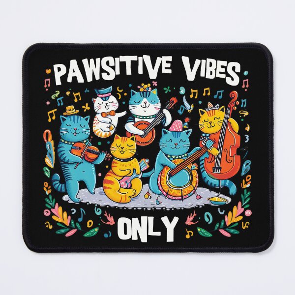 Item preview, Pawsitive Vibes Only By The The Magical Melody Makers designed and sold by SportsT-Shirts.