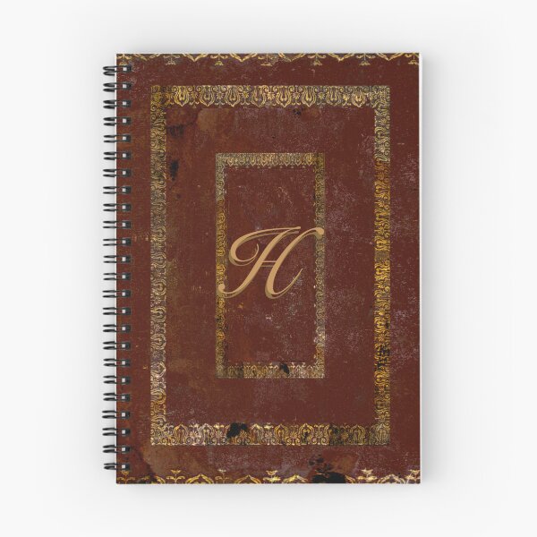 Item preview, Vintage Leather Look Book Cover Initial H designed and sold by JoolyA.