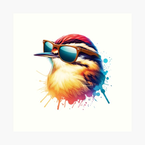 Item preview, Carolina Wren Wearing Sunglasses designed and sold by TheAnimalZ00.