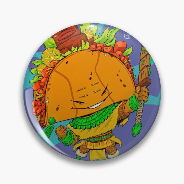 Item preview,  Mysterious Aztec Taco -  Background  designed and sold by BreakfastKnight.