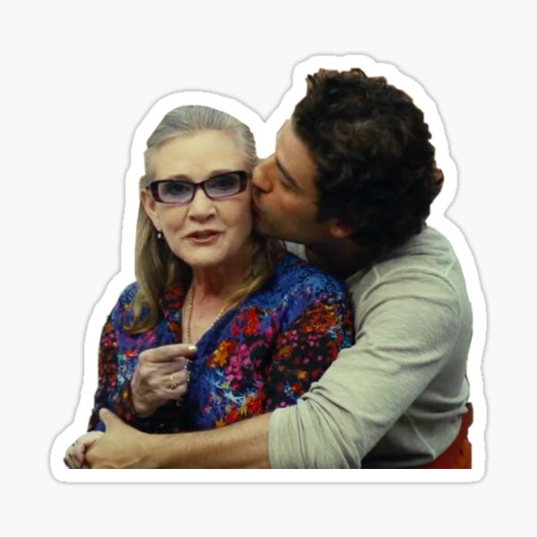 Artikel-Vorschau von Carrie Fisher und Oscar Isaac, designt und verkauft von telescopium.