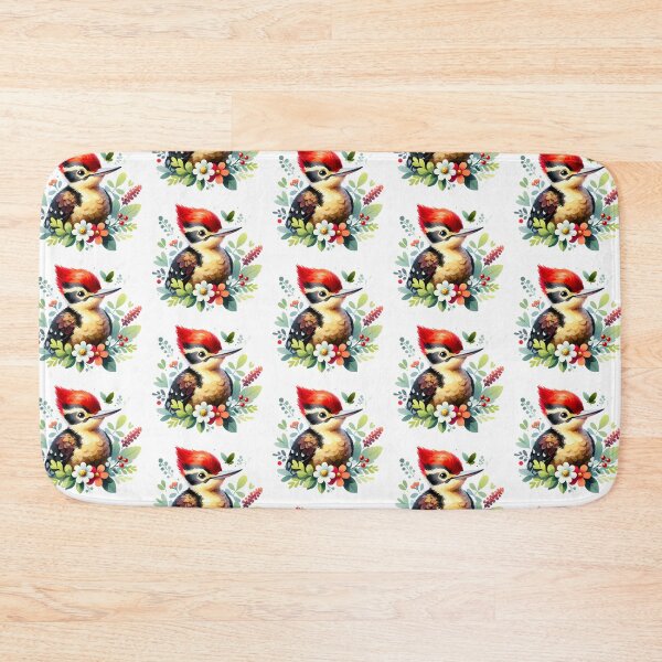 Item preview, Floral Pileated Woodpecker designed and sold by TheAnimalZ00.