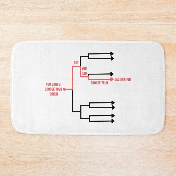 Item preview, You cannot choose your origin, but you can choose your destination designed and sold by GRINspiration.