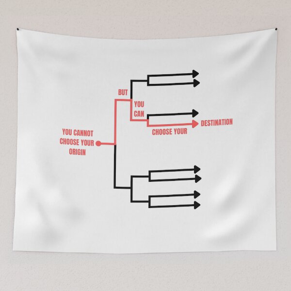 Item preview, You cannot choose your origin, but you can choose your destination designed and sold by GRINspiration.