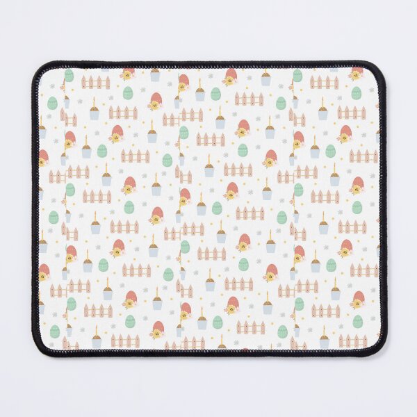 Item preview, "Easter Egg Garden: Pattern with Eggs and Fences" designed and sold by hjian8219.