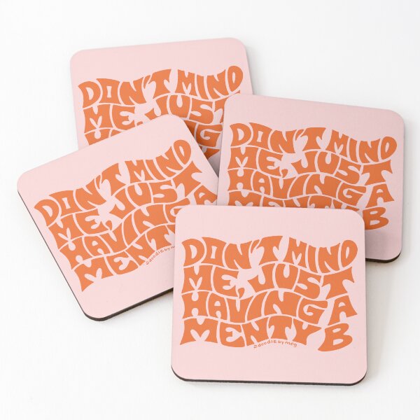 Item preview, Don't Mind Me in Orange designed and sold by doodlebymeg.