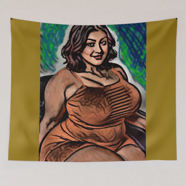Item preview, Erotic art, digital painting of buxom female model. designed and sold by pulchritude560.