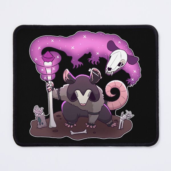 Item preview, Necromancer Opossum! designed and sold by ghostcashew.