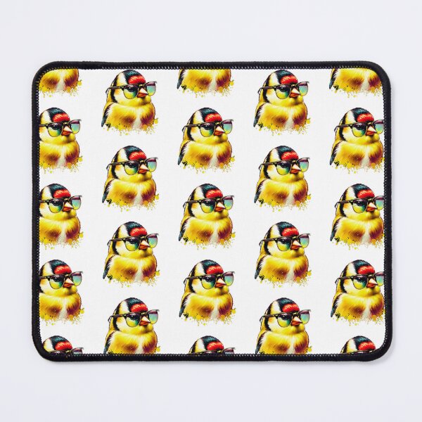 Item preview, Watercolor American Goldfinch Wearing Sunglasses designed and sold by TheAnimalZ00.