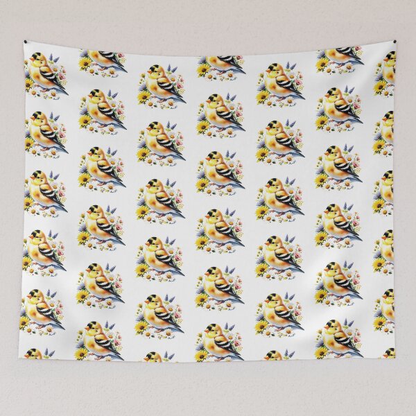 Item preview, Floral American Goldfinch  designed and sold by TheAnimalZ00.