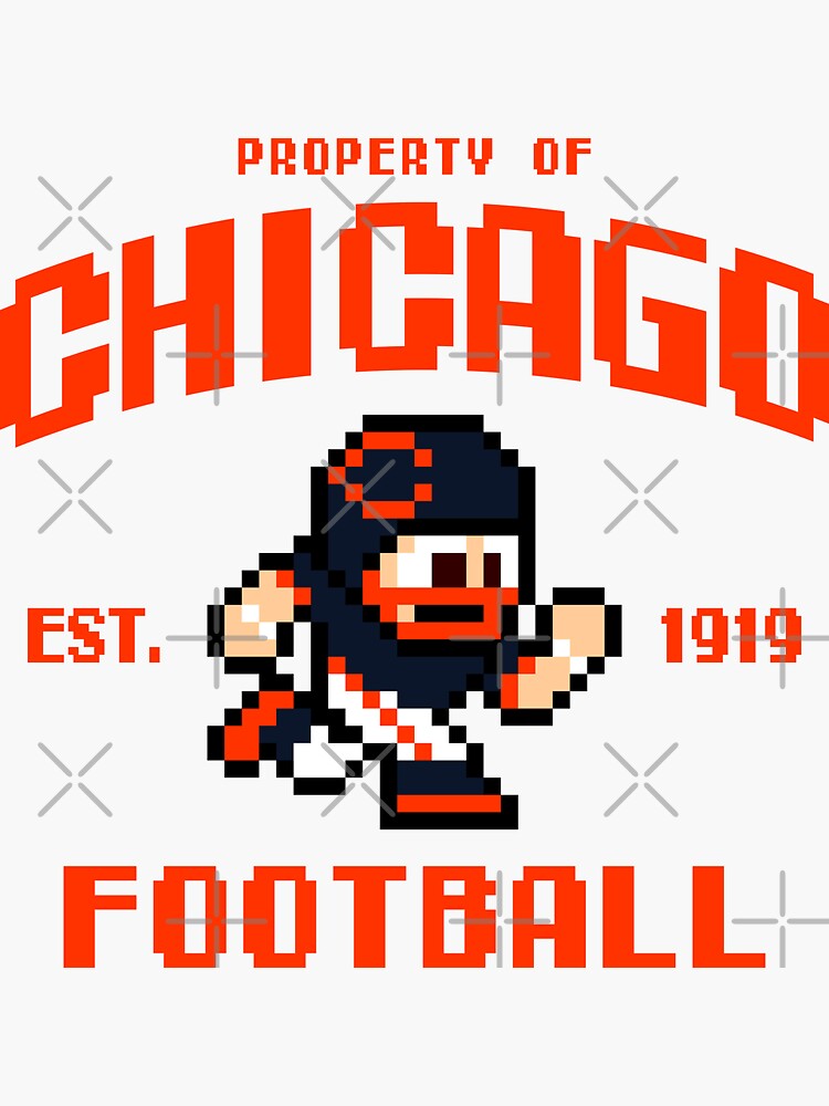 Property of Chicago Bears Football Sticker