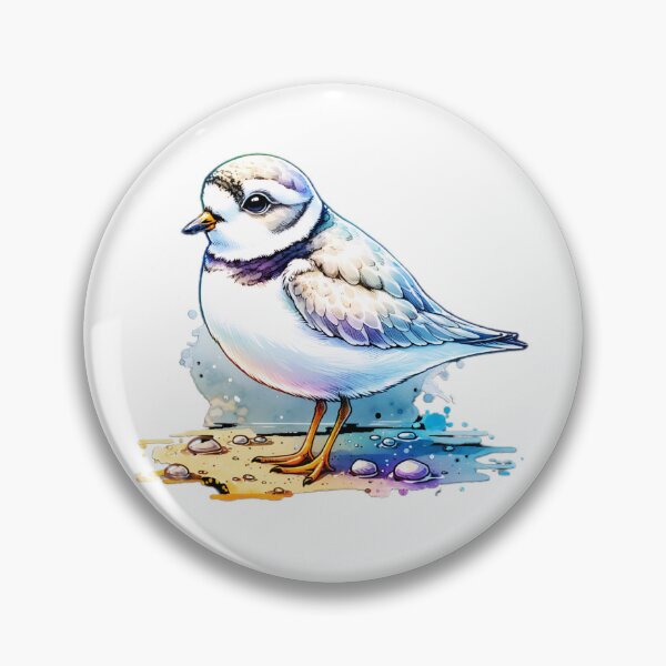 Item preview, Watercolor Piping Plover designed and sold by TheAnimalZ00.