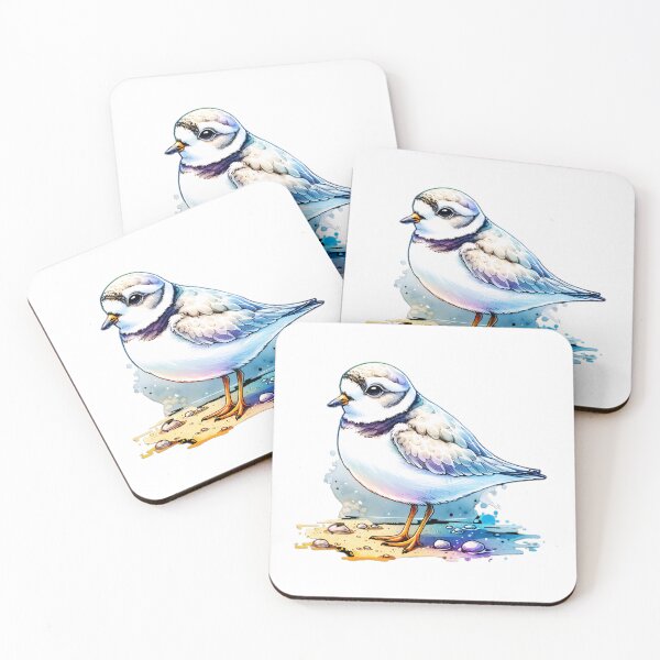 Item preview, Watercolor Piping Plover designed and sold by TheAnimalZ00.