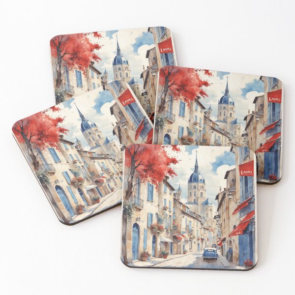 Item preview, Laval France Vintage Travel Tourism  designed and sold by TravelersGems.