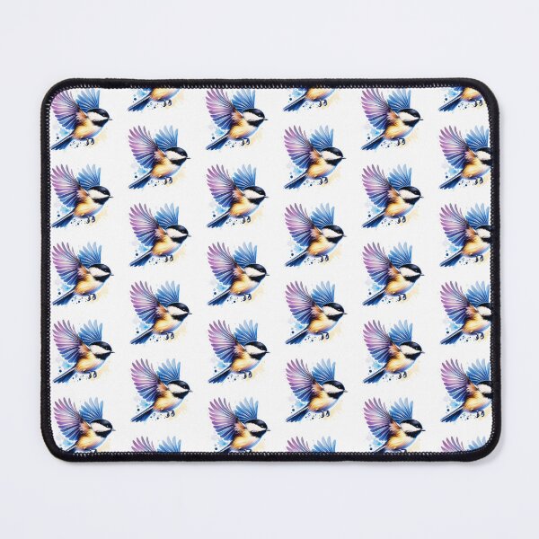 Item preview, Watercolor Black Capped Chickadee Flying designed and sold by TheAnimalZ00.