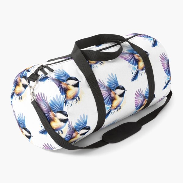 Item preview, Watercolor Black Capped Chickadee Flying designed and sold by TheAnimalZ00.