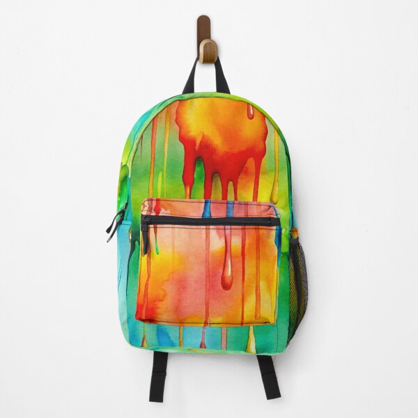 Item preview, Pattern of colorful paint drops designed and sold by ElenaHrubes.