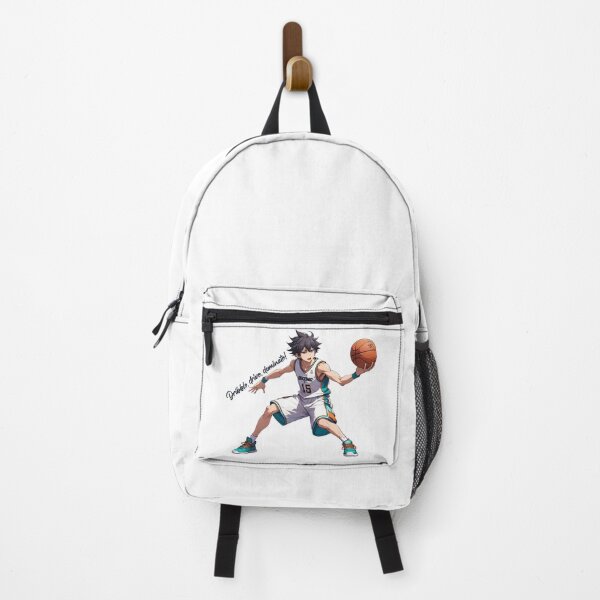 Item preview, Anime basketball male player holding a ball designed and sold by PrintPlanetGo.