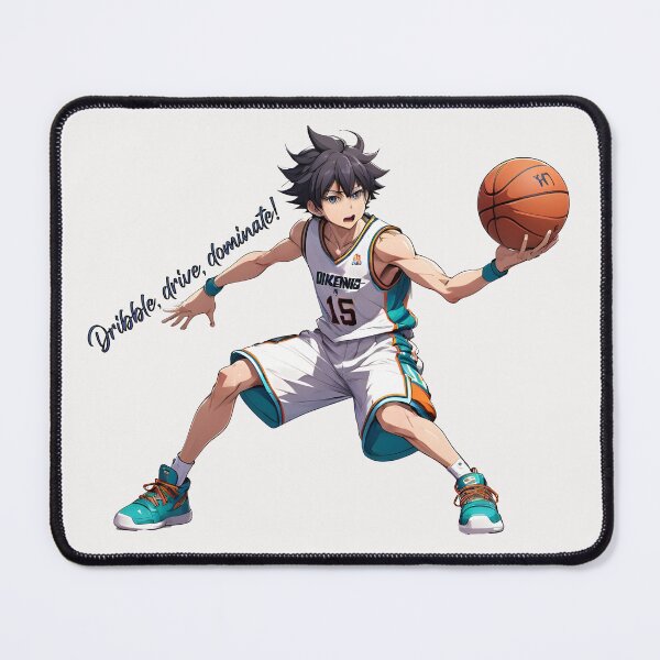 Item preview, Anime basketball male player holding a ball designed and sold by PrintPlanetGo.