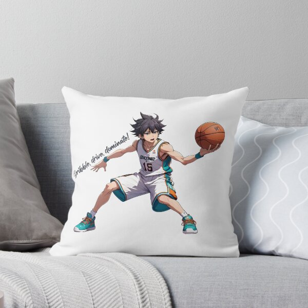 Item preview, Anime basketball male player holding a ball designed and sold by PrintPlanetGo.