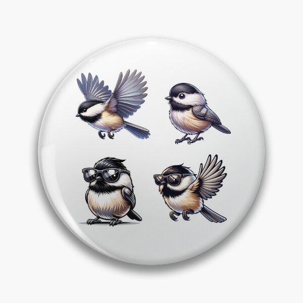 Item preview, Black Capped Chickadee Birds designed and sold by TheAnimalZ00.