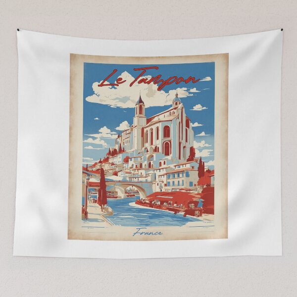 Item preview, Le Tampon France Vintage Travel Tourism  designed and sold by TravelersGems.