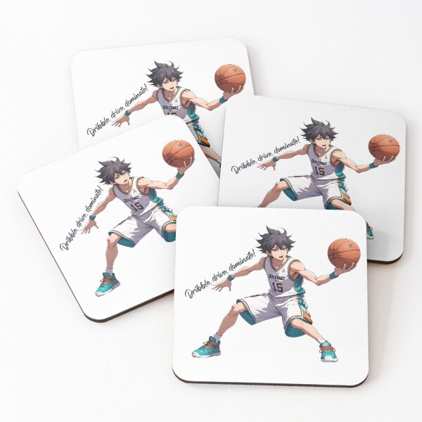 Item preview, Anime basketball male player holding a ball designed and sold by PrintPlanetGo.