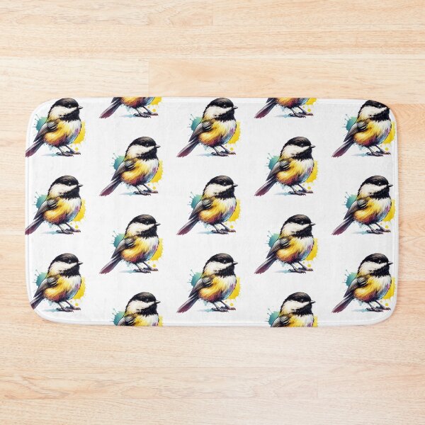 Item preview, Watercolor Black Capped Chickadee designed and sold by TheAnimalZ00.