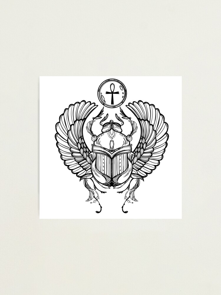 Scarab Beetle Tattoo Design Download High Resolution Digital Art PNG  Transparent Background Printable SVG Tattoo Stencil - Etsy Singapore