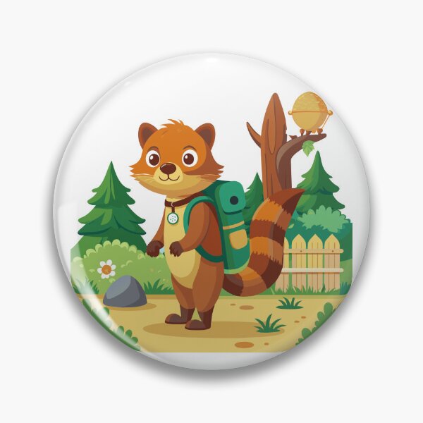 Item preview, Fluffy Mongoose's Backpack Adventure designed and sold by omerfdln34.